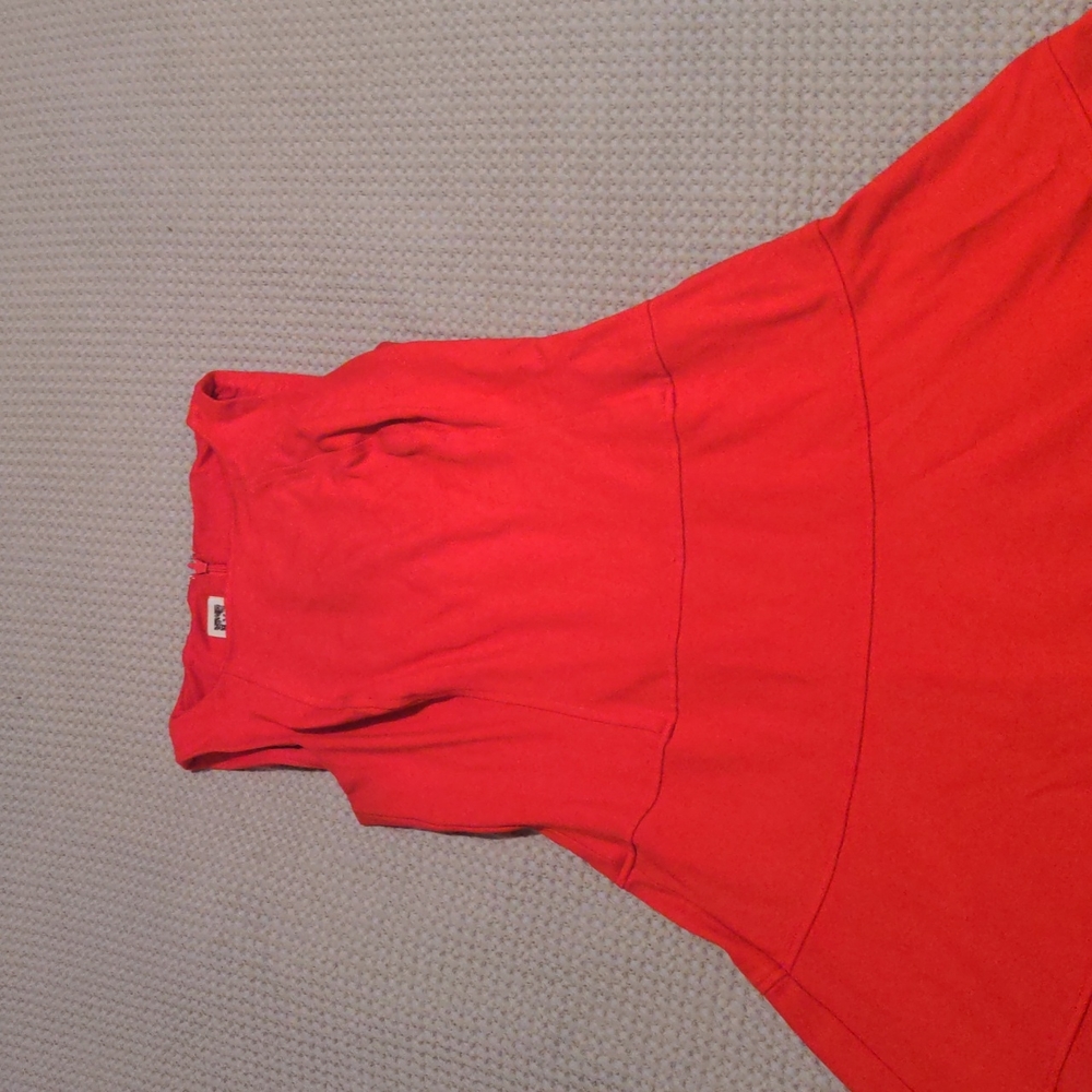 Anne Klein red A-line midi dress (size 6)